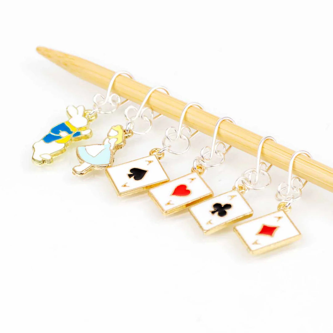 Alice in Wonderland Stitch Markers