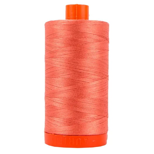 Mako Cotton Thread Solid 50wt 1422yds - Tangerine Dream - A1050-6729