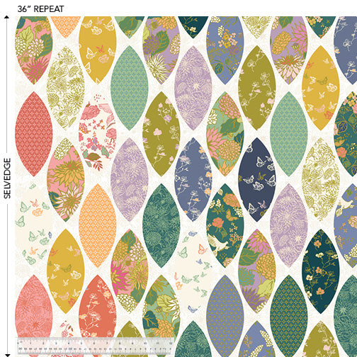 In the Garden - Petal Cheater Cloth - Multi - 53683D-X
