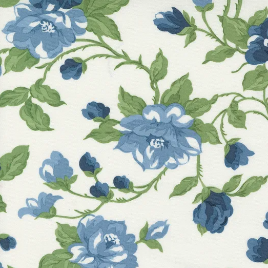 Shoreline 108" Cream Floral Fabric - 108013 11 - Moda