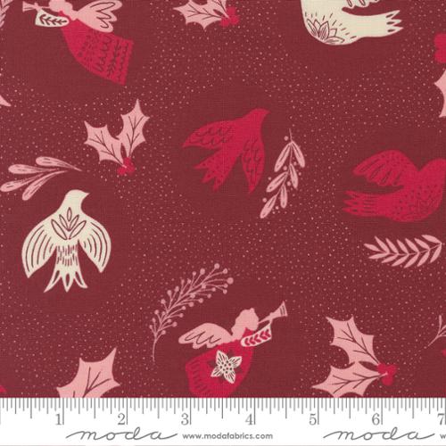 Good News Great Joy - Cranberry - 45560 14 - Moda #1