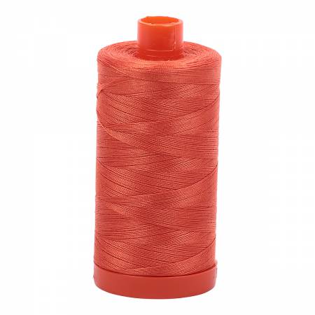Mako Cotton Thread Solid 50wt 1422yds - Dusty Orange - A1050-1154