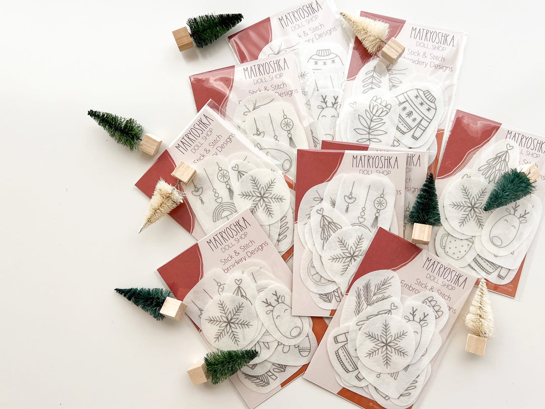 Stick & Stitch Christmas Embroidery Patterns