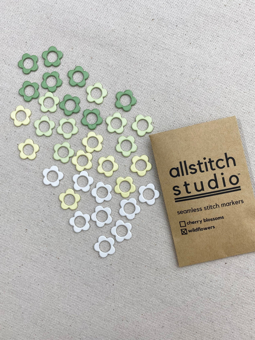 Large Flower Stitch Markers - Wild Flowers