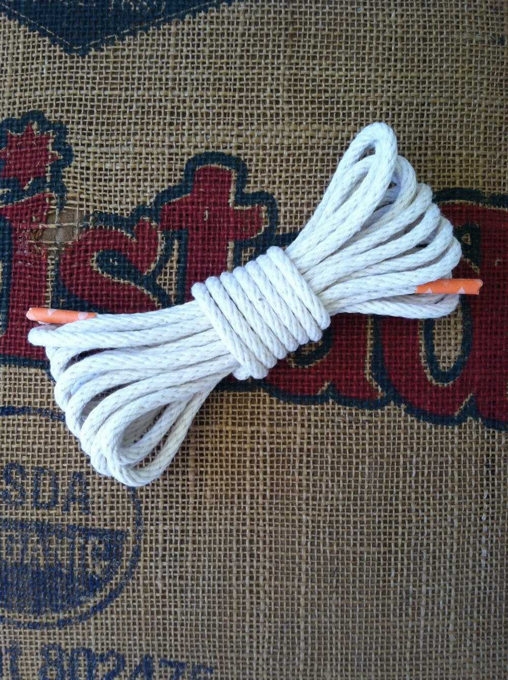 Solid Natural Braid 3/16" Rope 15yds
