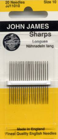 John James Sharps Needle Size 10 - JJ110-10