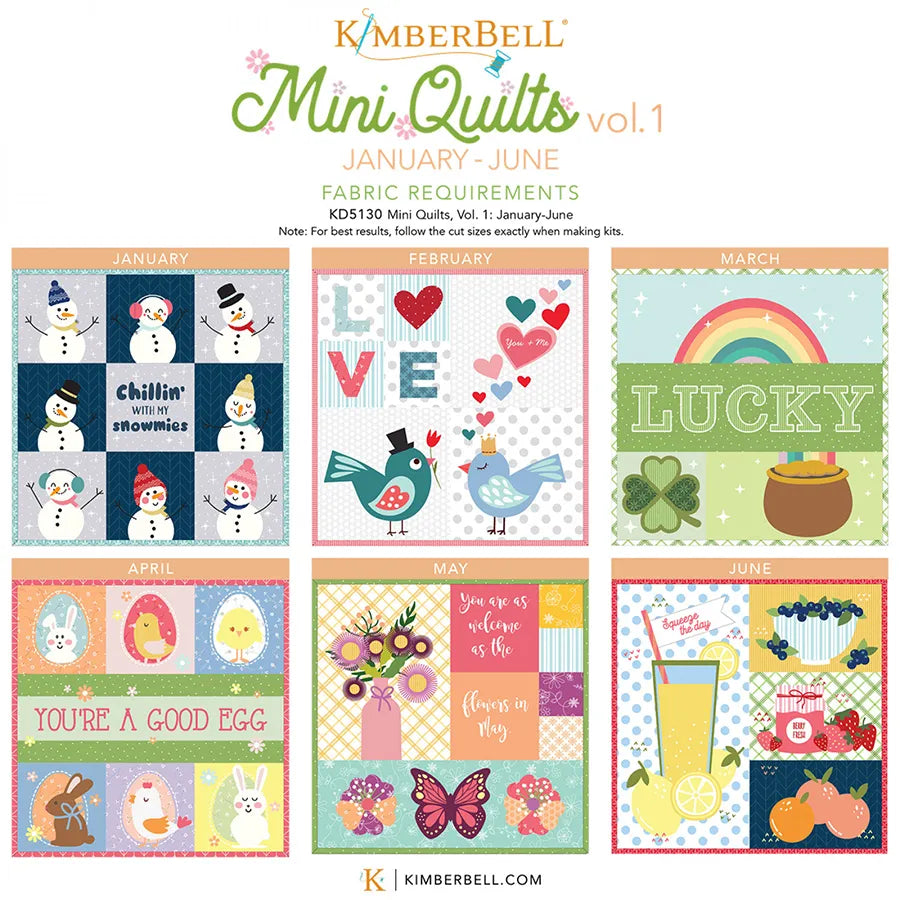 Mini Quilts Volume 1 Machine Embroidery CD - KD5130 - Kimberbell