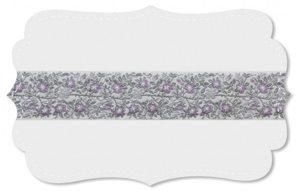 1" Small Wild Rose Ribbon