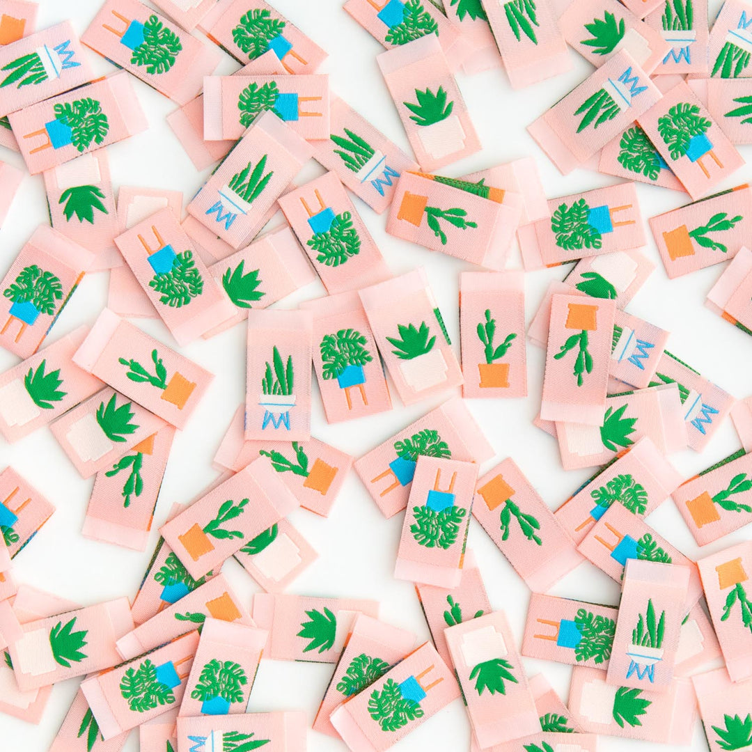 Houseplants Multipack Woven Labels