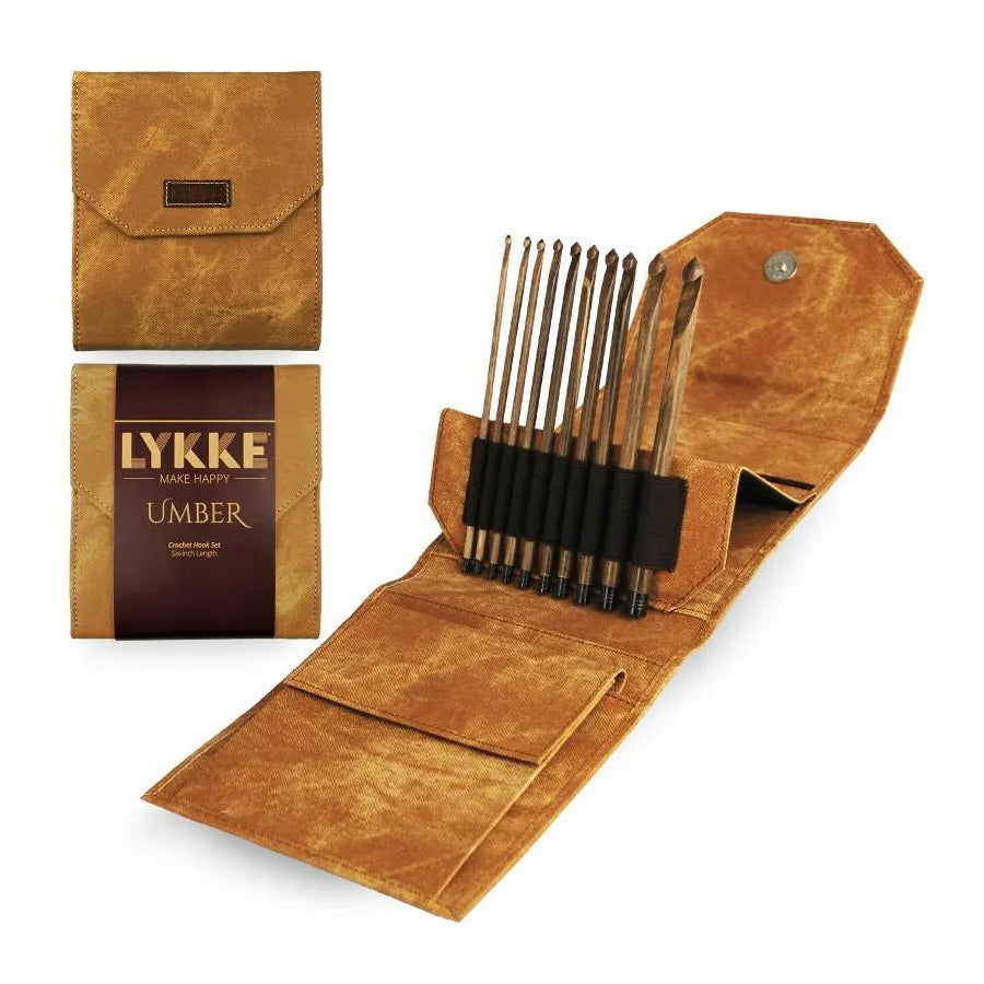 Lykke UMBER 6" Crochet Hook Set - K-LYKKE-UM-CR-SET