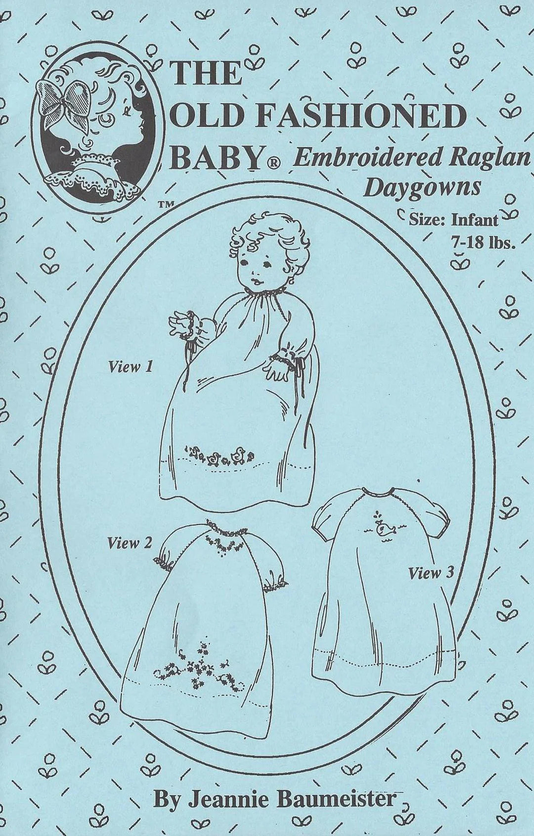 Embroidered Raglan Daygowns