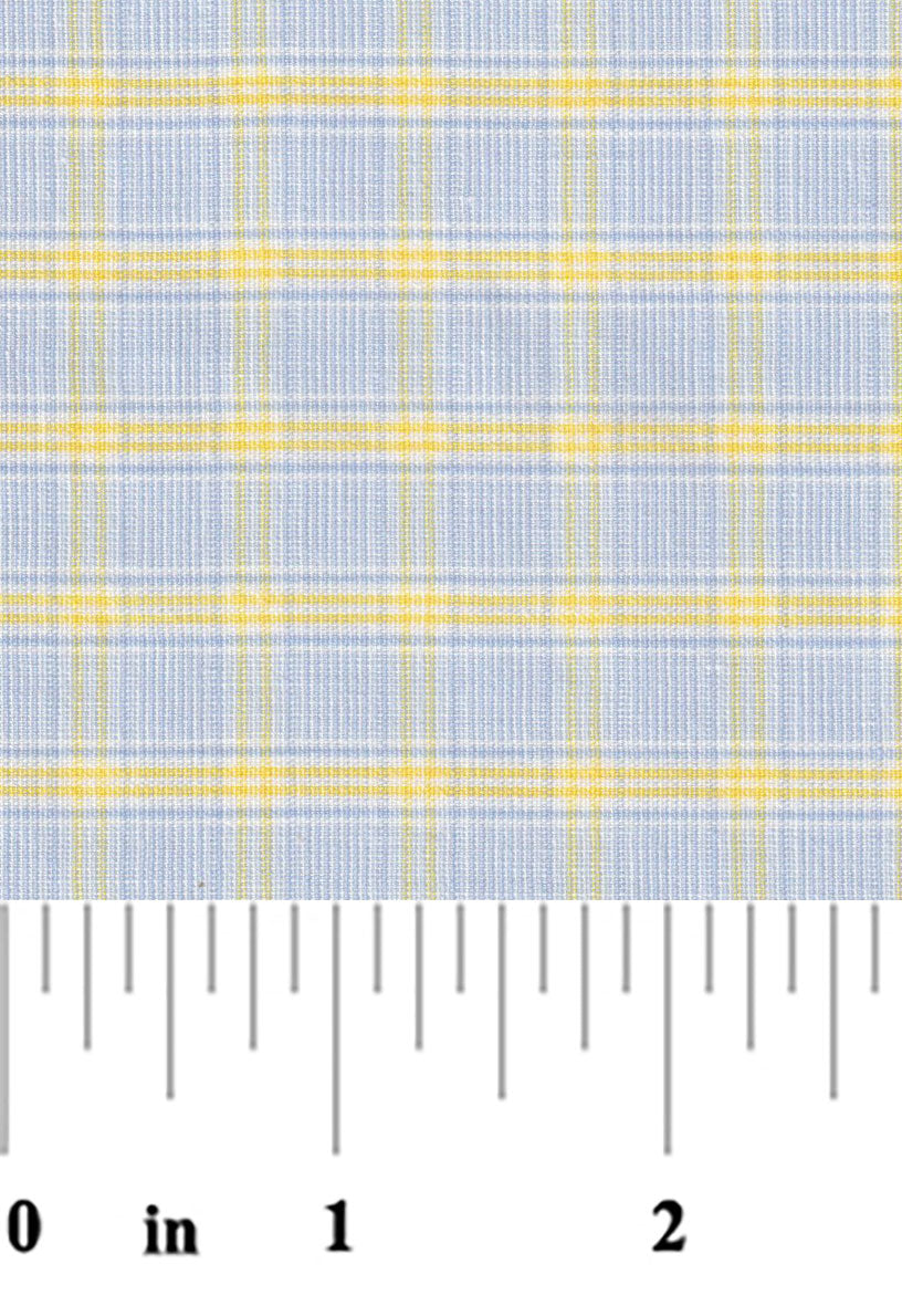 Yellow and Blue Plaid - #P-058