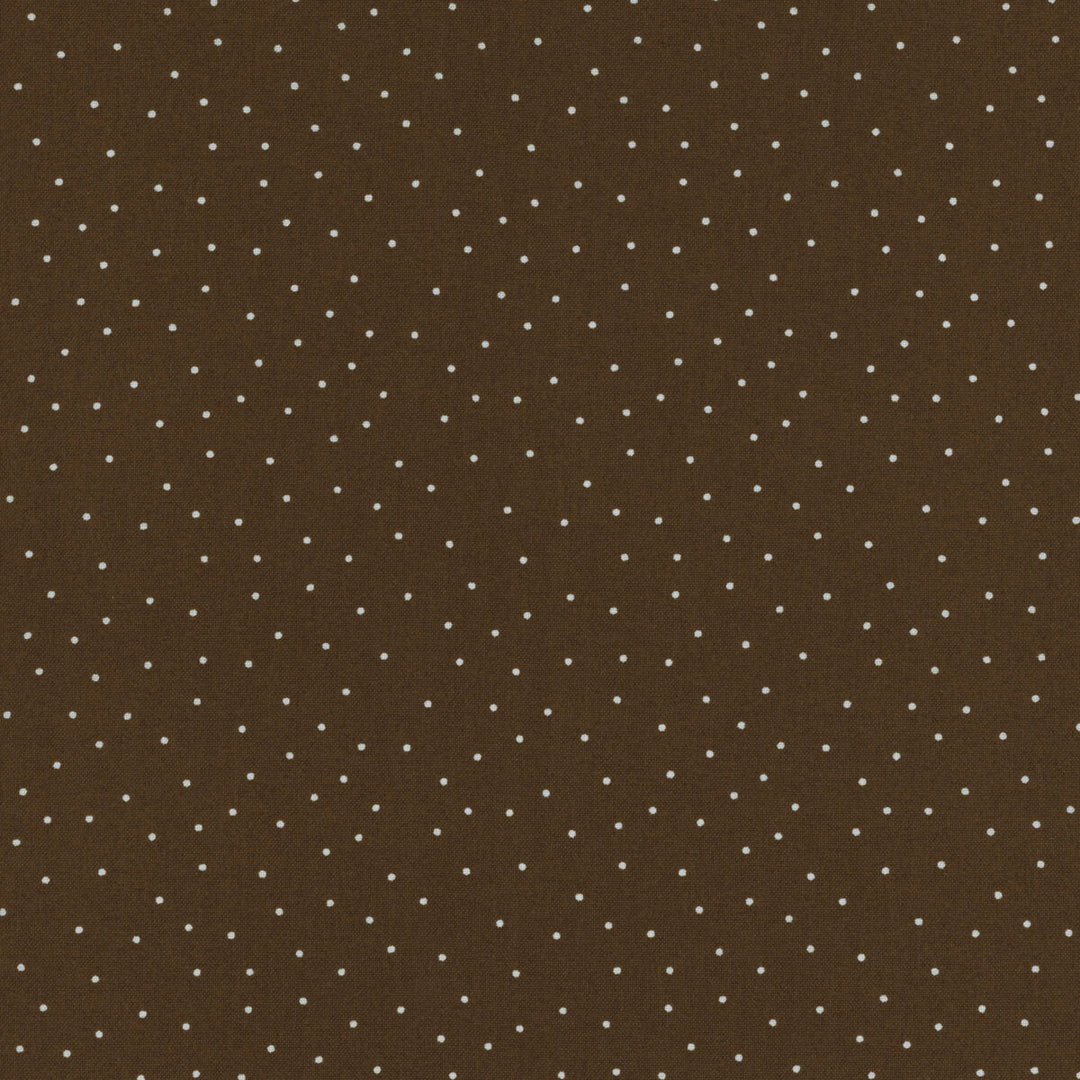 White Tiny Dots on Brown- MAS8210-A