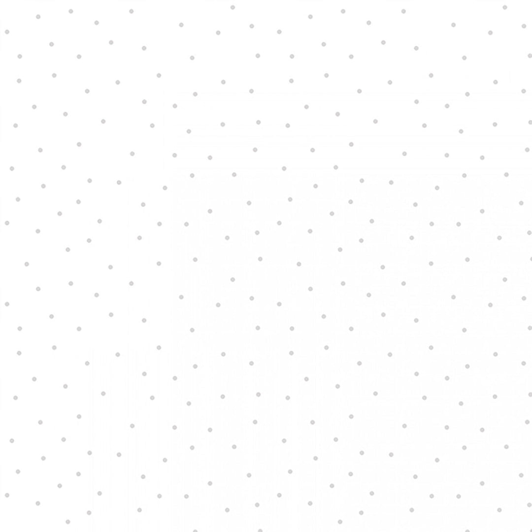 White On White Tiny Dots - MAS8210-WW
