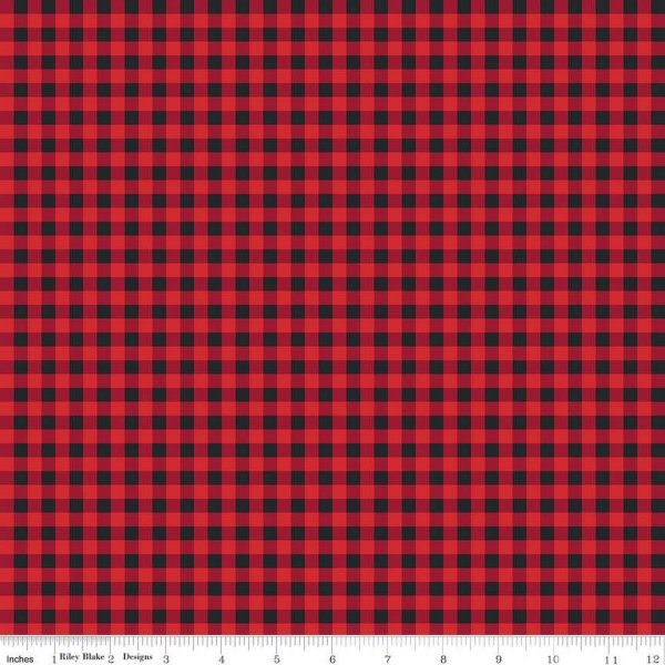 The Magic of Christmas - Plaid - Red - C13646-Red