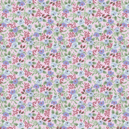 Lilac background small purple floral design