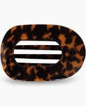 Tortoise Large Flat Round Clip
