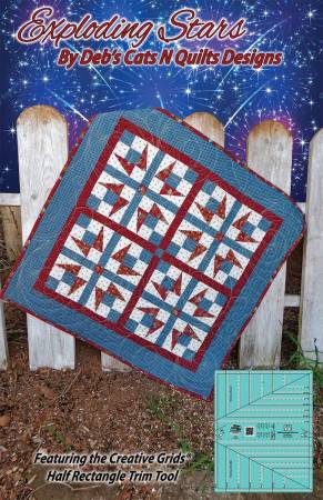 Exploding Stars - DH2312 - Deb's Cats N Quilts