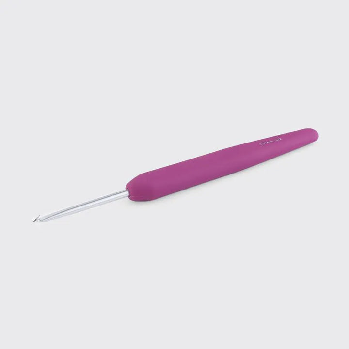Waves 2.0 Single Ended Silver Crochet Hook