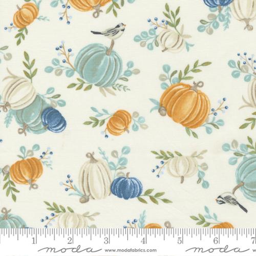 Harvest Wishes - Pumpkin All Over Fall Pumpkins - Whitewashed - 56060 11 - Moda