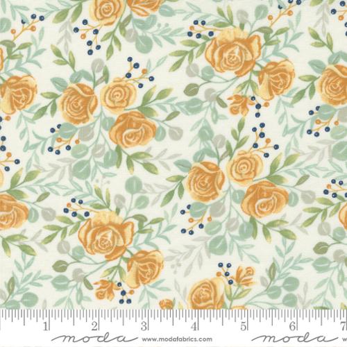 Harvest Wishes - Fall Floral Florals - Whitewashed - 56061 11 - Moda