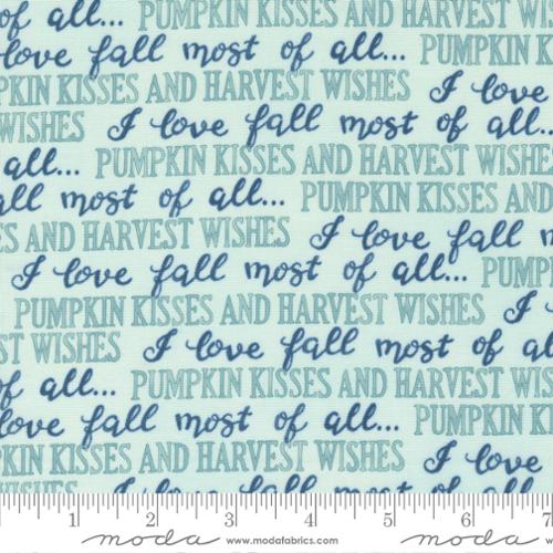 Harvest Wishes - Fall Words Text & Words - Aqua - 56062 13