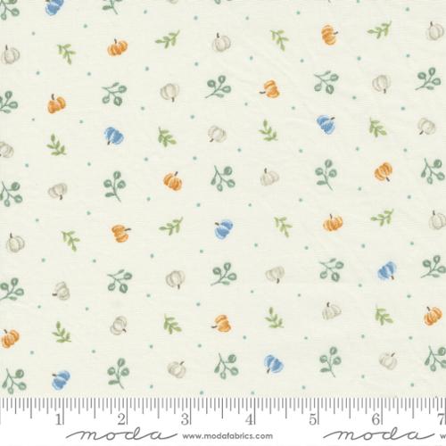 Harvest Wishes - Tossed Tiny Pumpkins Fall Pumpkins - Whitewashed - 56064 11 - Moda