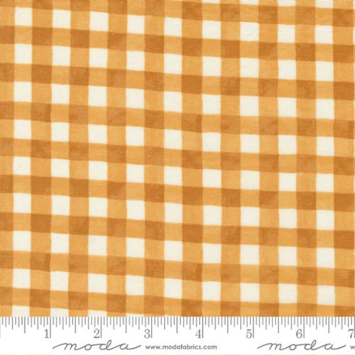 Harvest Wishes - Fall Gingham Checks and Plaids - Lt Pumpkin - 56065 18 - Moda