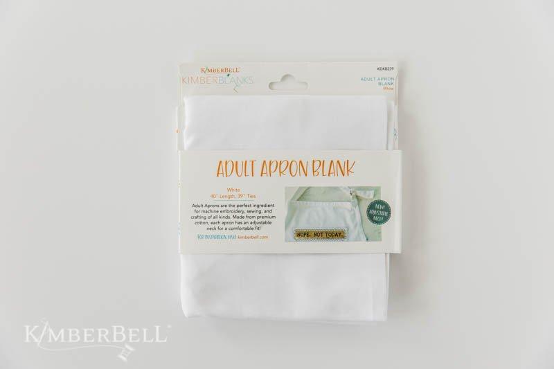 Apron Adult, White, Adjustable - KDKB293