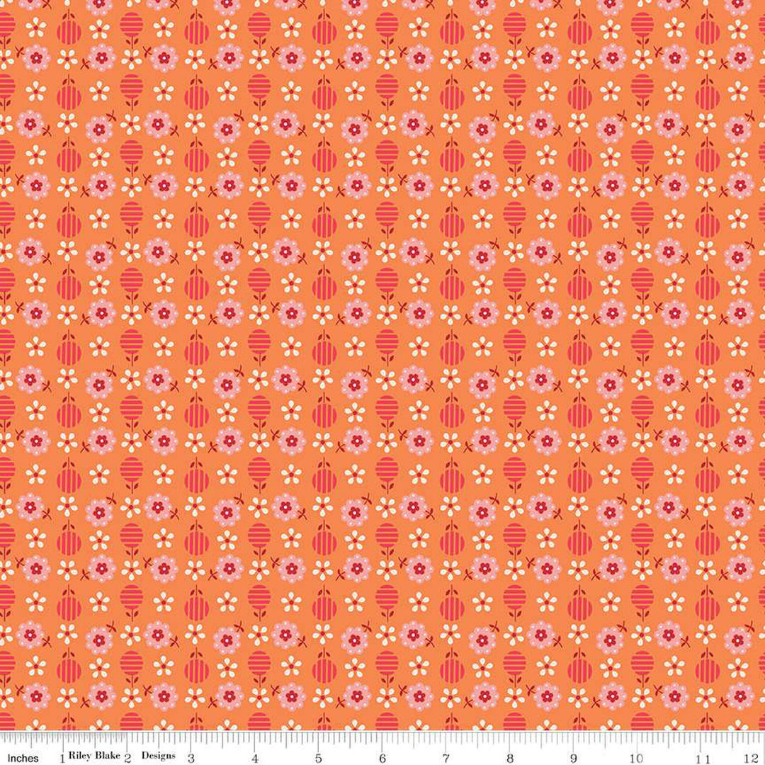 Bee Dots - Ida Marie Pumpkin - C14160-Pumpkin