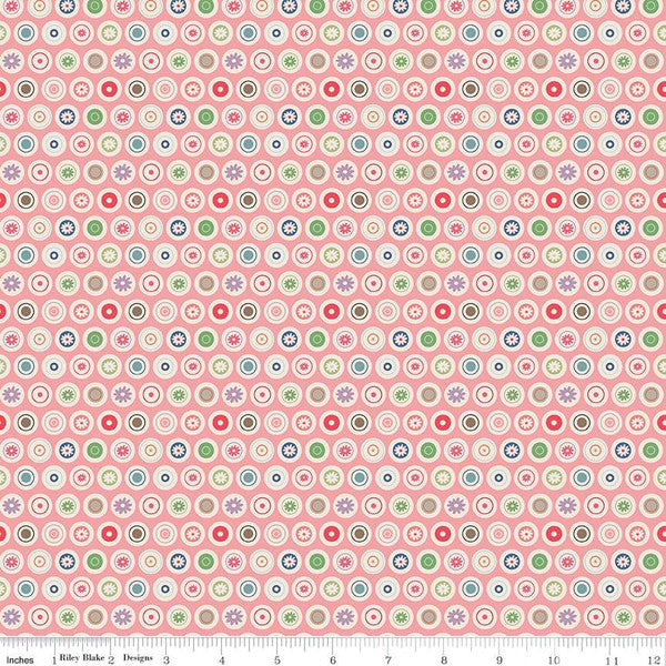Bee Dots - VaLene Coral - C14162-Coral