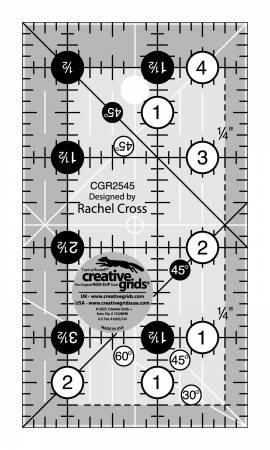 Creative Grids Quilt Ruler 2-1/2in -4-1/2in - CGR2545