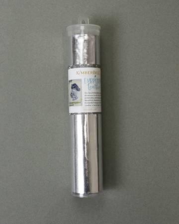 Embroidery Leather- Silver, 8x - KDKB181