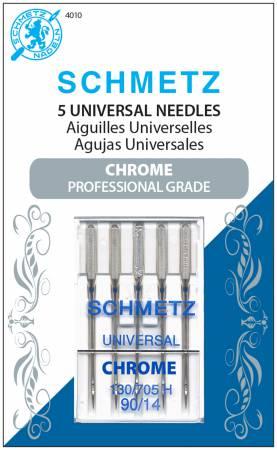 Chrome Universal Needle 5 ct, Size 90/14 - 4010S