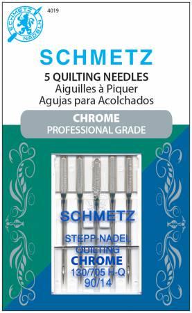 Chrome Quilting Needle 5 ct, Size 90/14 - 4019