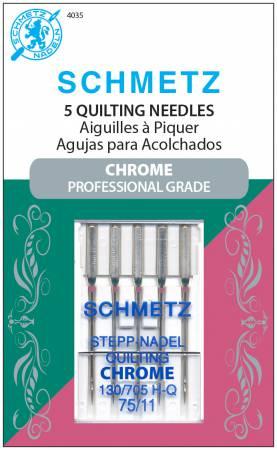 Chrome Quilting Needle 5 ct, Size 75/11 - 4035