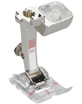 #34C Reverse-pattern foot with clear sole 9mm - 030769.73.00