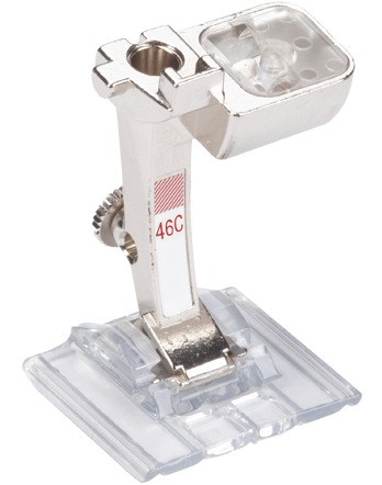 #46C Pintuck & decorative-stitch foot with clear sole - 033308.71.00