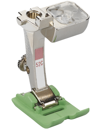 #52C ZigZag Presser Foot With Non-Stick Sole 9mm - 008881.75.00