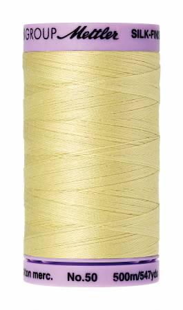 Silk Finish 50wt Cotton Thread 547yd - Lemon Frost - 9104-1412