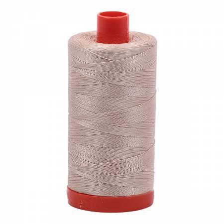 Mako Cotton Thread Solid 50wt 1422yds - Ermine - A1050-2312