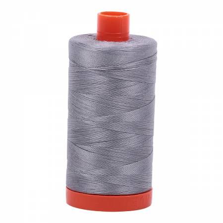 Mako Cotton Thread Solid 50wt 1422yds - Grey - A1050-2605