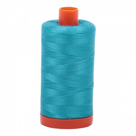 Mako Cotton Thread Solid 50wt 1422yds - Turquoise - A1050-2810