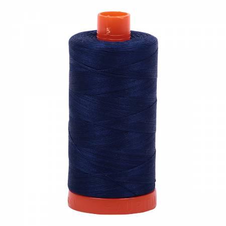 Mako Cotton Thread Solid 50wt 1422yds - Dark Navy - A1050-2784