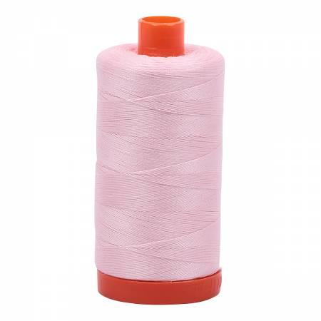 Mako Cotton Thread Solid 50wt 1422yds - Pale Pink - A1050-2410