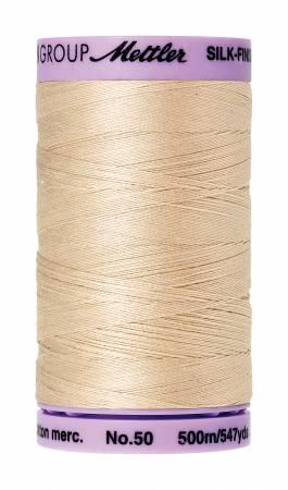 Silk Finish 50wt Cotton Thread 547yd - Eggshell - 9104-1000