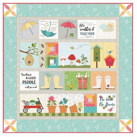 Quilt Kit Spring Showers 40in