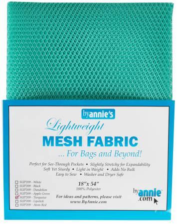 Lightweight Mesh Fabric - Turquoise 18in x 54in - SUP209-TUR