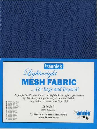 Lightweight Mesh Fabric - Blastoff Blue 18in x 54in - SUP209-BLBLU