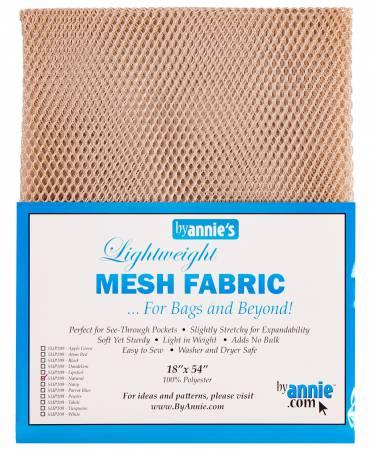 Lightweight Mesh Fabric - Natural 18in x 54in - SUP209-NAT